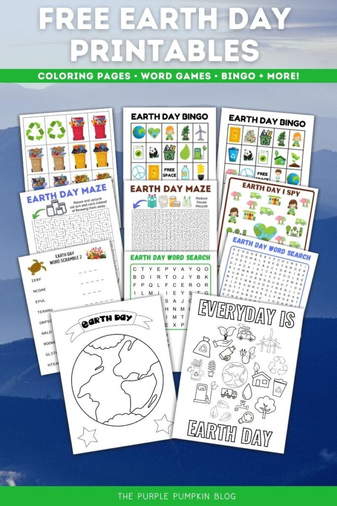 Free Earth Day Printables Activities Games For Earth Day 