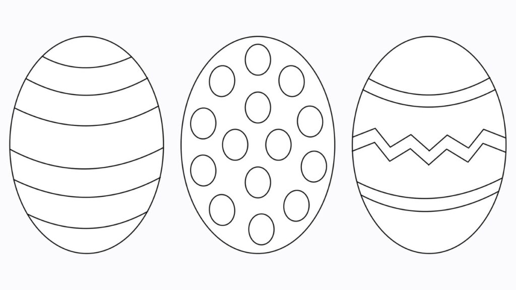 Free Easter Egg Template 8 Easy Crafts The Craft at Home Family