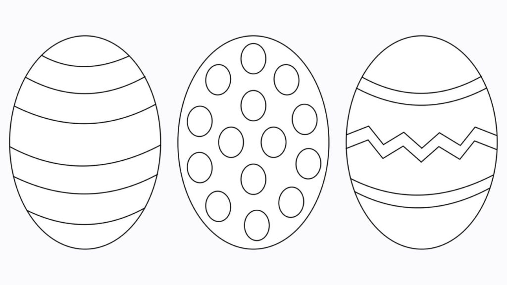 Easter Eggs Printable Free