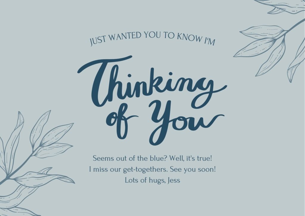 Free Editable Printable Thinking Of You Card Templates Canva