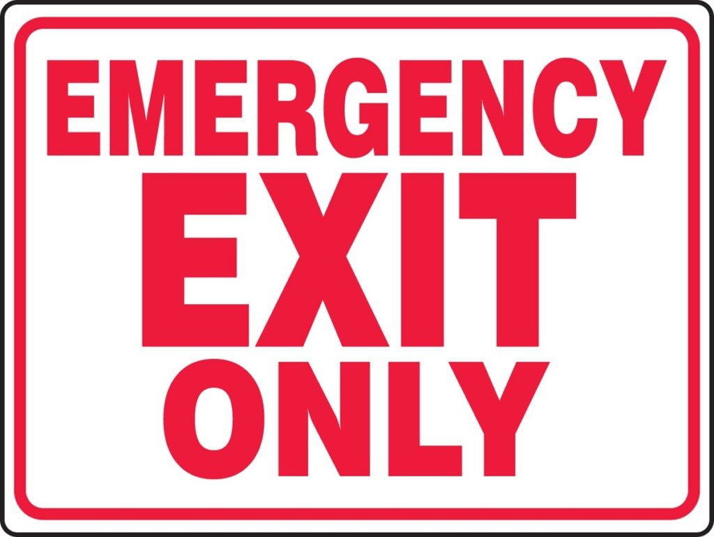 Free Emergency Exit Signs Download Free Emergency Exit Signs Png Images Free ClipArts On Clipart Library