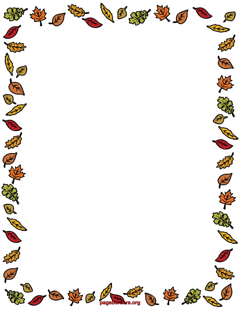 Free Printable Fall Borders - Free Printable Templates