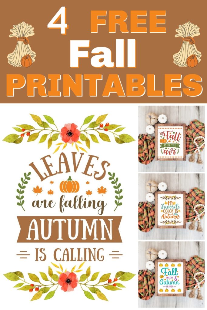 Free Fall Printables For The Home Sweet Pea