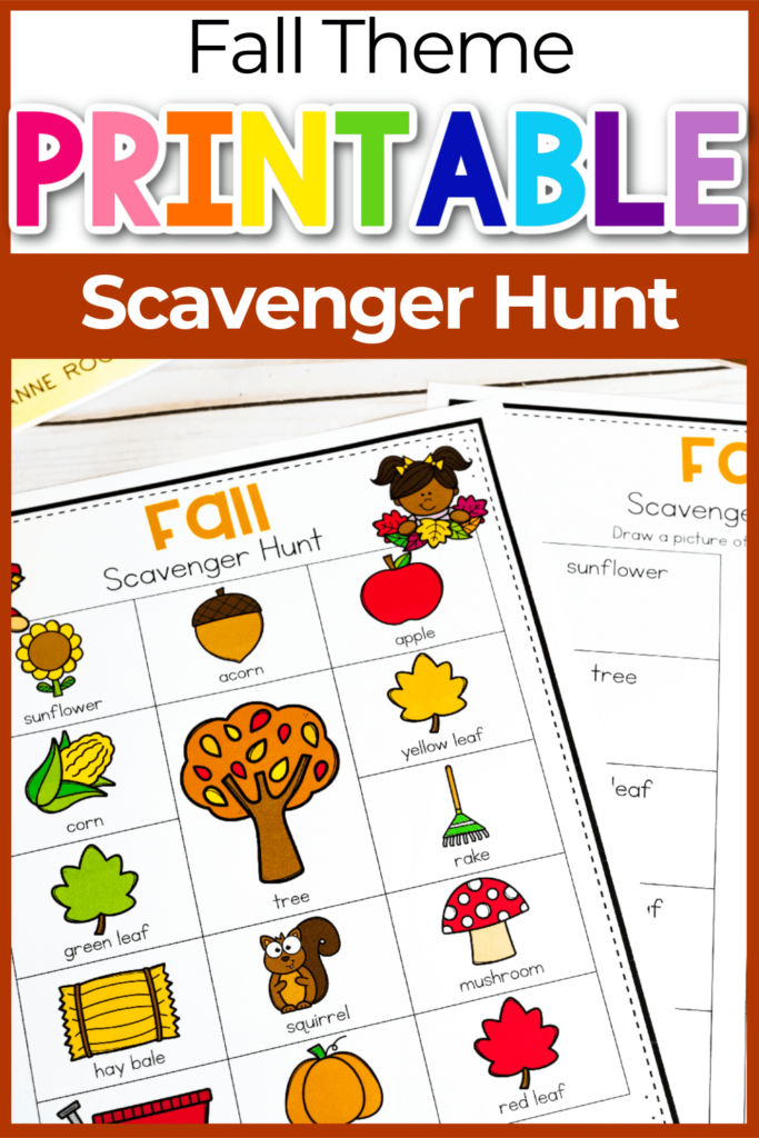 Free Scavenger Hunt Printable