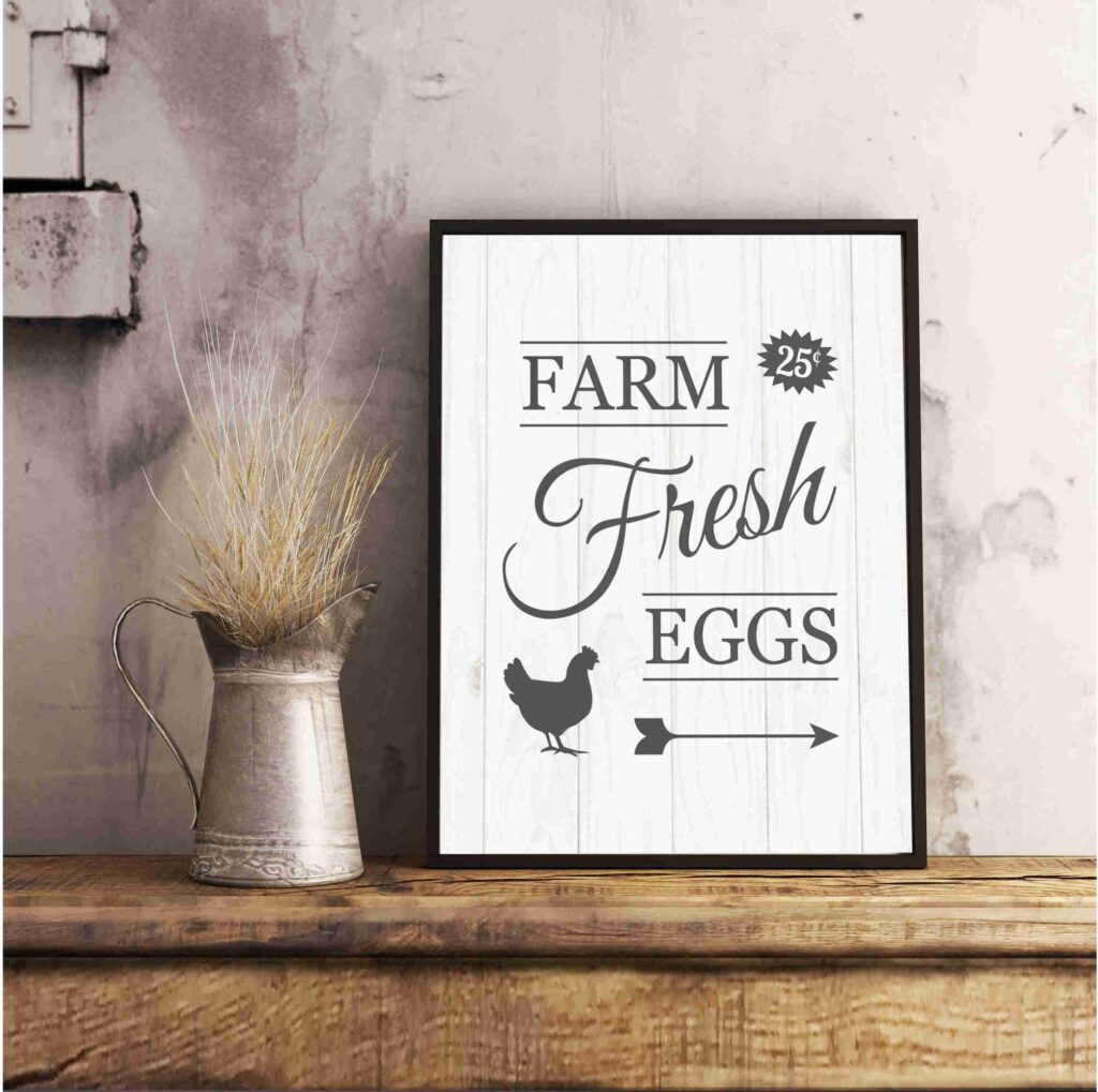 Free Farm Fresh Eggs Printable From Paper Fox Studios