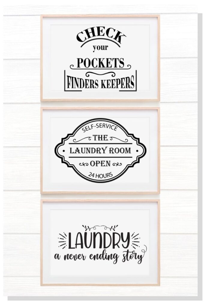 FREE Farmhouse Laundry Room Decorative SVG Files Laundry Room Printables Free Laundry Room Decor Printables Laundry Room