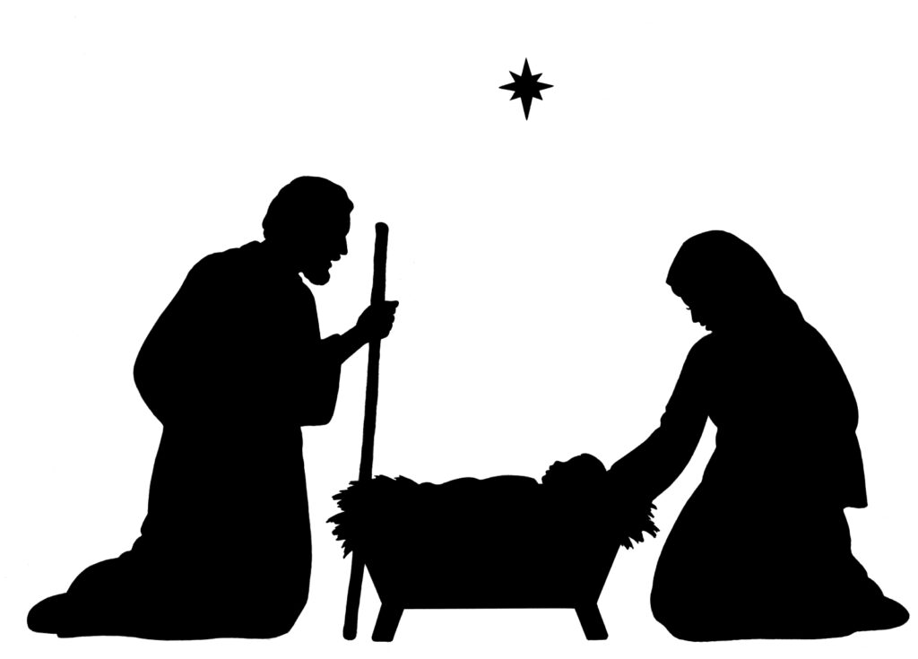 Free Printable Outline Printable Nativity Silhouette