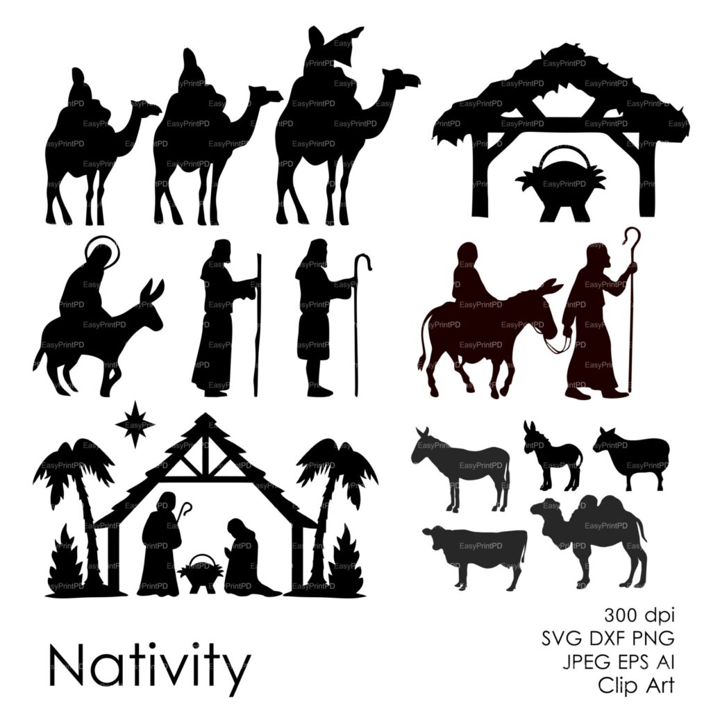 Free Free Printable Nativity Silhouette Download Free Free Printable Nativity Silhouette Png Images Free ClipArts On Clipart Library