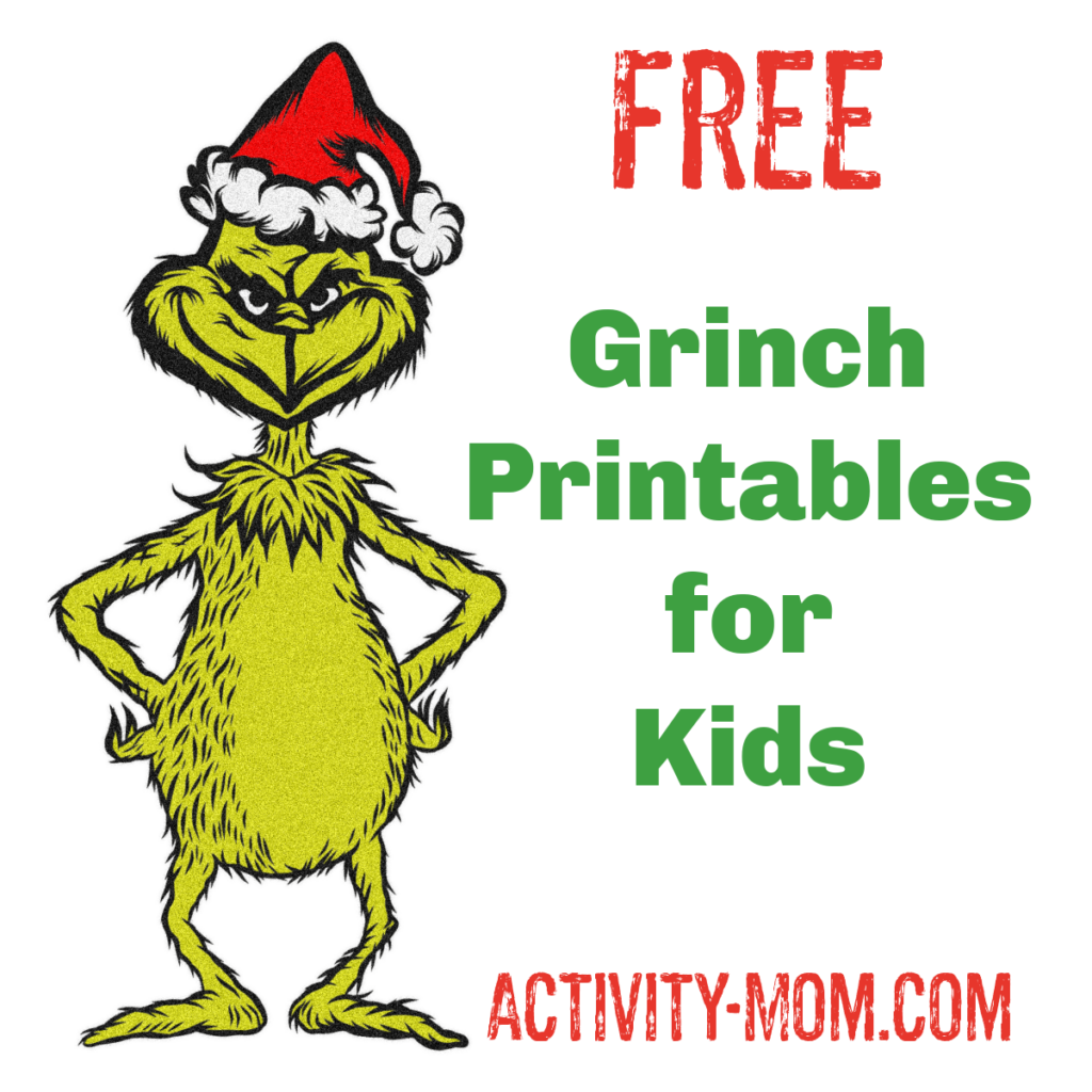 Free Grinch Printable Activities For Kids The Activity Mom