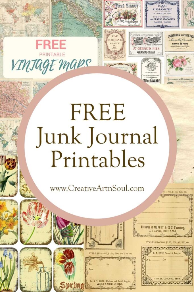 Free Junk Journal Printables Vintage Junk Journal Junk Journal Journal Printables