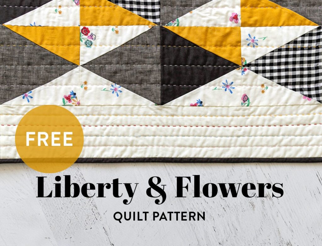 Free Liberty Flowers Quilt Pattern Suzy Quilts