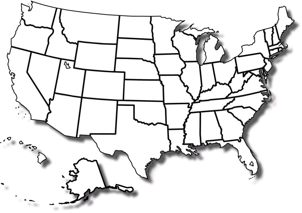 Free Map Of The United States Black And White Printable Download Free Map Of The United States Black And White Printable Png Images Free ClipArts On Clipart Library