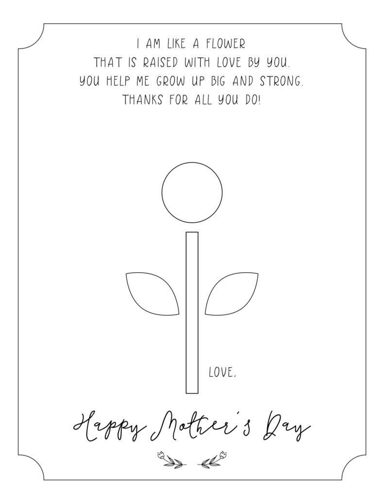 Mothers Day Printables Free