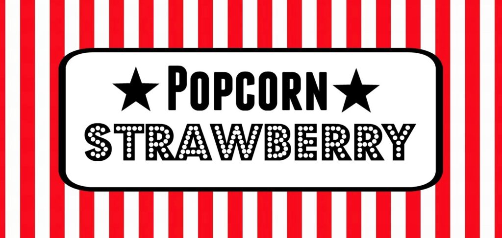 Free Printable Popcorn Label