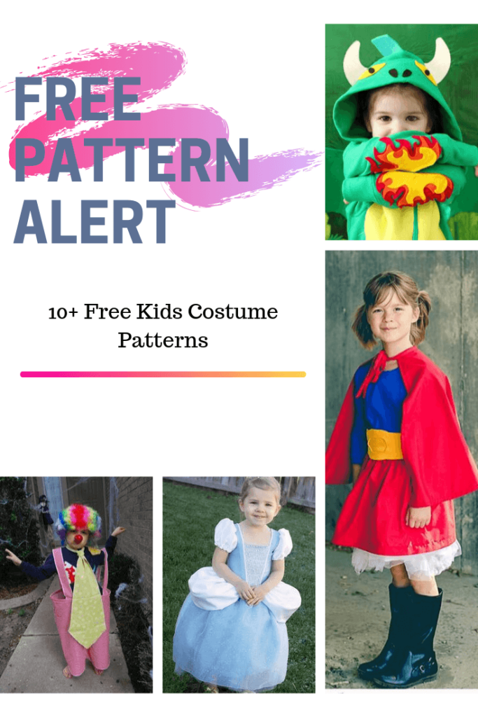FREE PATTERN ALERT 10 Free Kids Costume Patterns For Halloween Costumes On The Cutting Floor Printable Pdf Sewing Patterns And Tutorials For Women