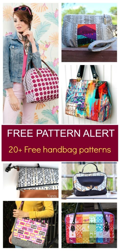 FREE PATTERN ALERT 20 Handbag Sewing Patterns On The Cutting Floor Printable Pdf Sewing Patterns And Tutorials For Women