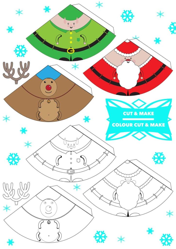 Free Printable 3D Christmas Decorations