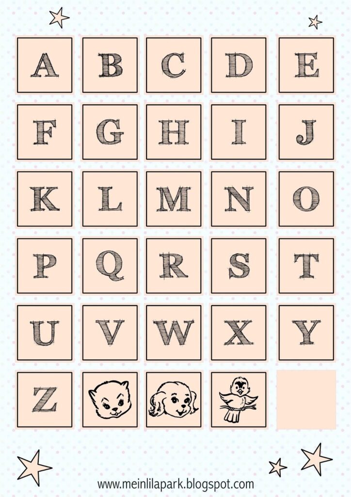 Free Printable Alphabet Letters