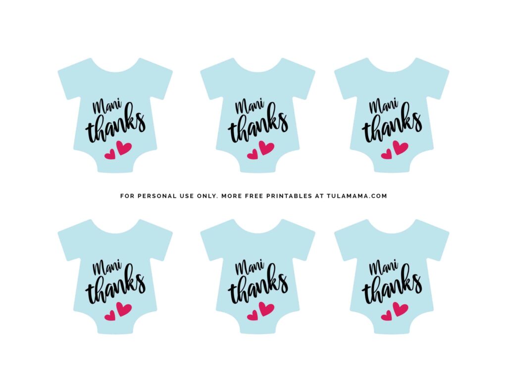 Free Printable Baby Onesie Template For Baby Shower Decorations Tulamama