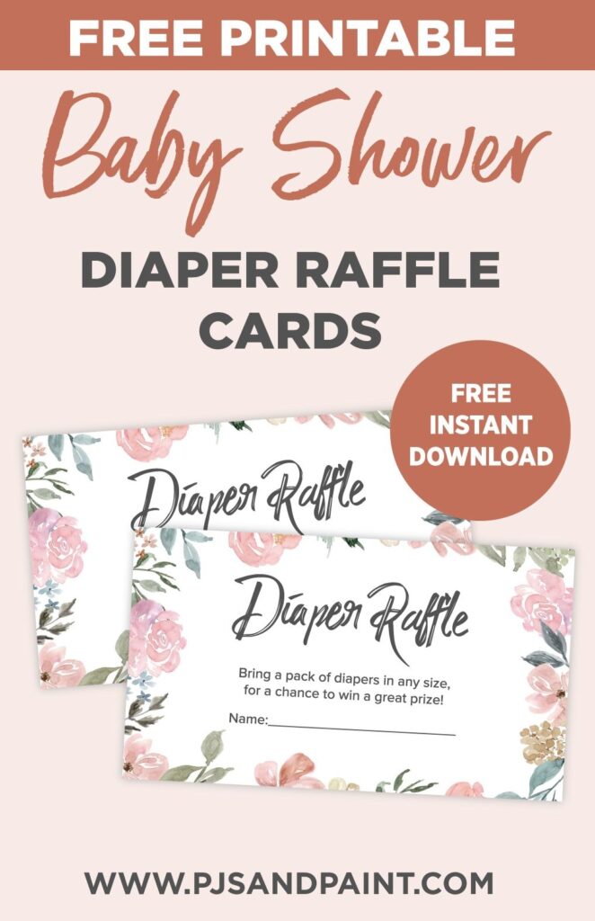 Free Diaper Raffle Printable