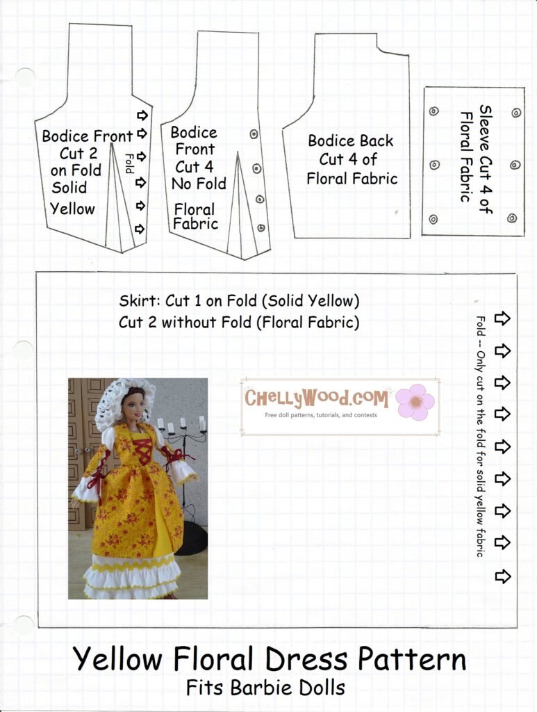 Downloadable Beginner Free Printable Doll Clothes Patterns
