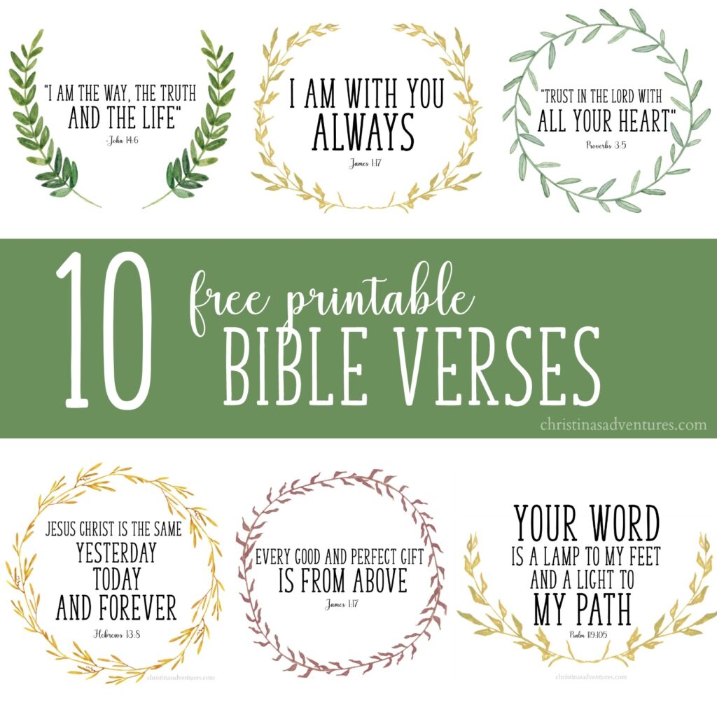Free Printable Bible Verses Christina Maria Blog