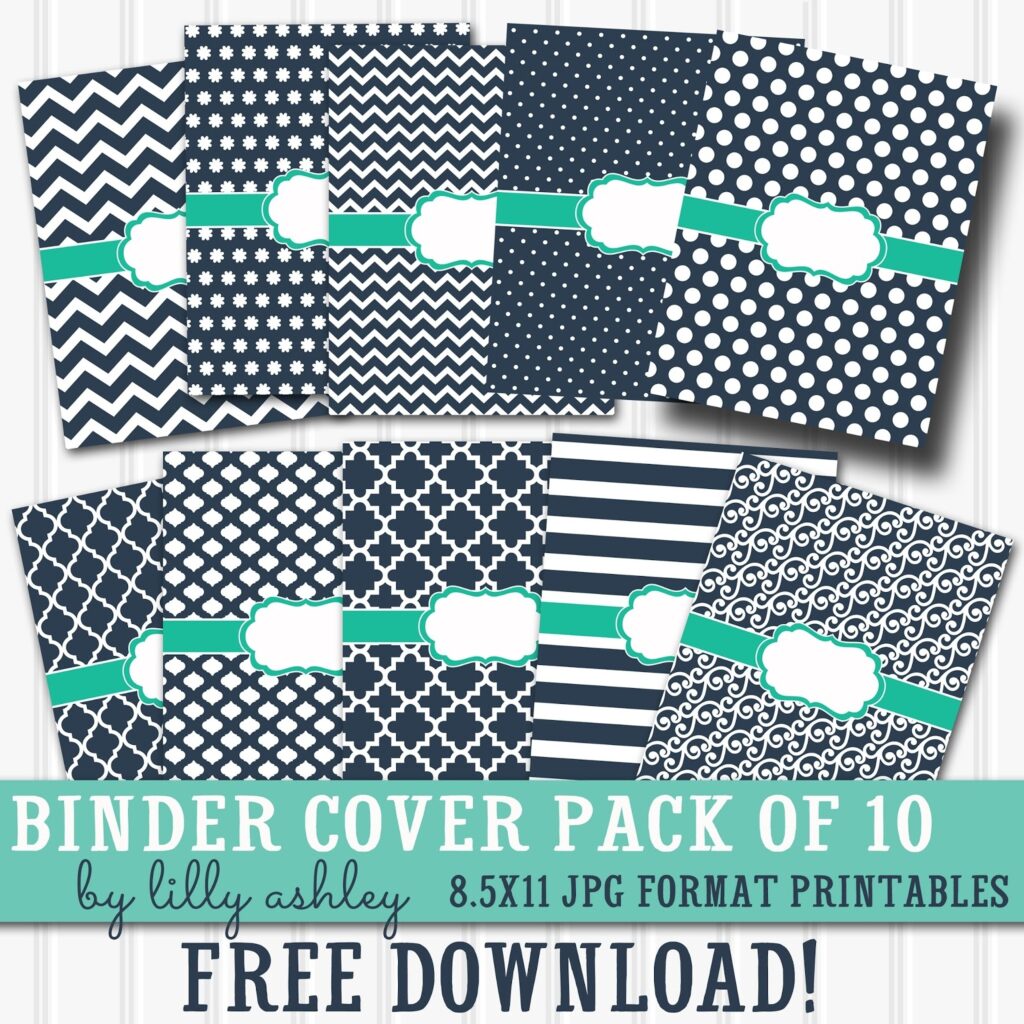 Free Printable Binder Covers