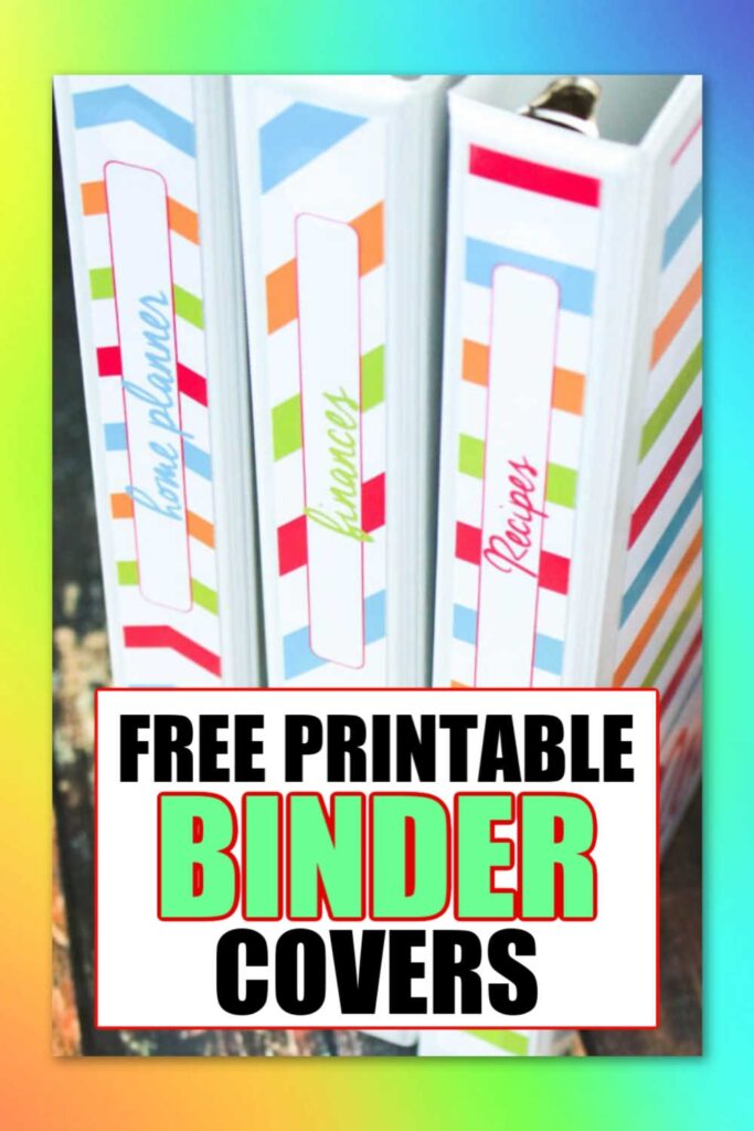 FREE Printable Binder Covers To Organize Your Life Savor Savvy