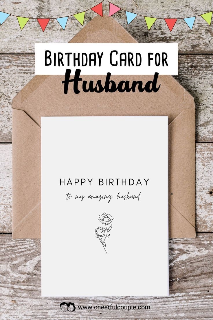 Birthday Card For Husband Free Printable - Free Printable Templates