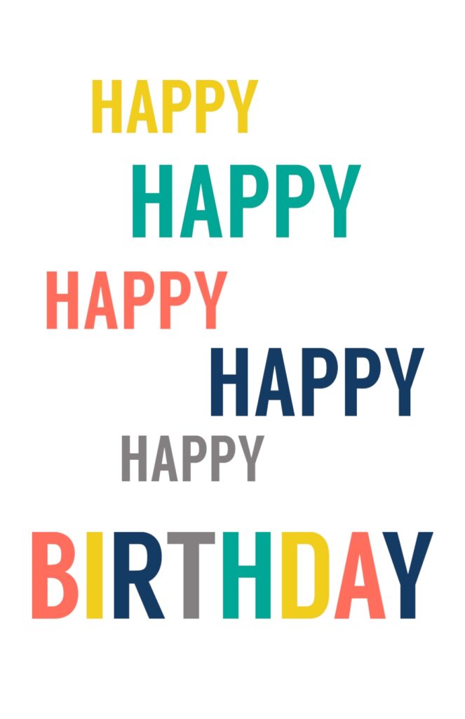 Happy Birthday Card Printable Free - Free Printable Templates
