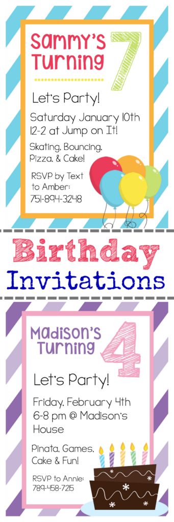 Free Printable Birthday Invitations Boy