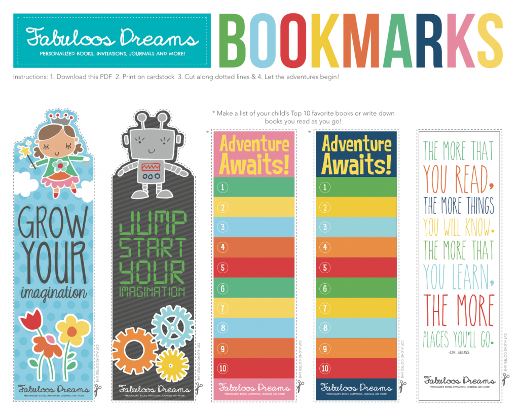 Free Printable Bookmarks For Kids Printables 4 Mom