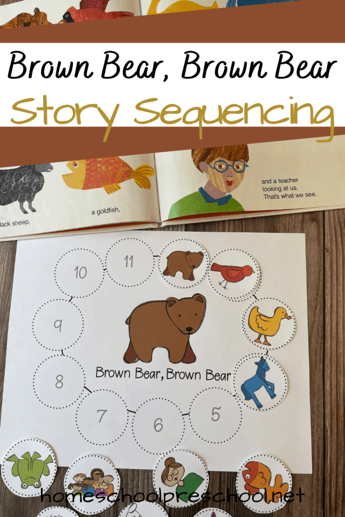 Free Printable Brown Bear Brown Bear Sequencing Activity