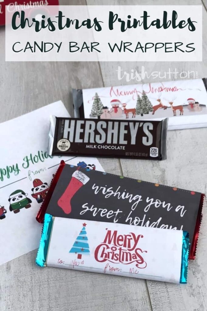 Free Printable Candy Bar Wrappers Simple Christmas Gift Diy Christmas Gifts Candy Candy Bar Gifts Christmas Chocolate Bar Wrappers