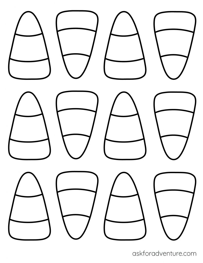 Candy Corn Template Free Printable Free Printable Templates