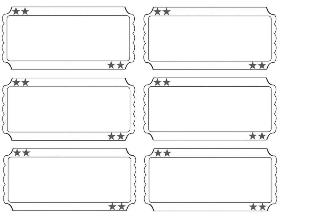 Free Printable Carnival Ticket Templates Printable Tickets Ticket Template Free Ticket Template