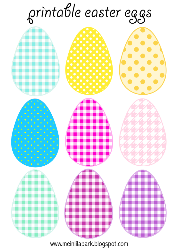 Free Printable Cheerfully Colored Easter Eggs Ausdruckbare Ostereier Freebie Contenus Imprimer Sur P ques Mod le Oeuf De P ques Oeufs De P ques Imprimer