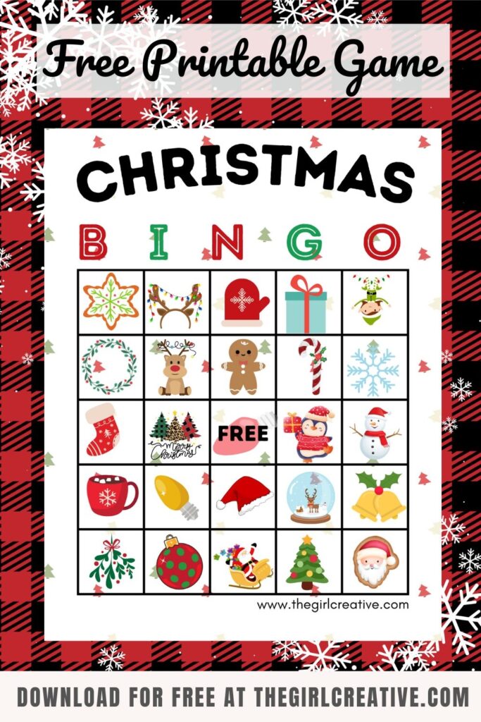 Free Christmas Bingo Printable