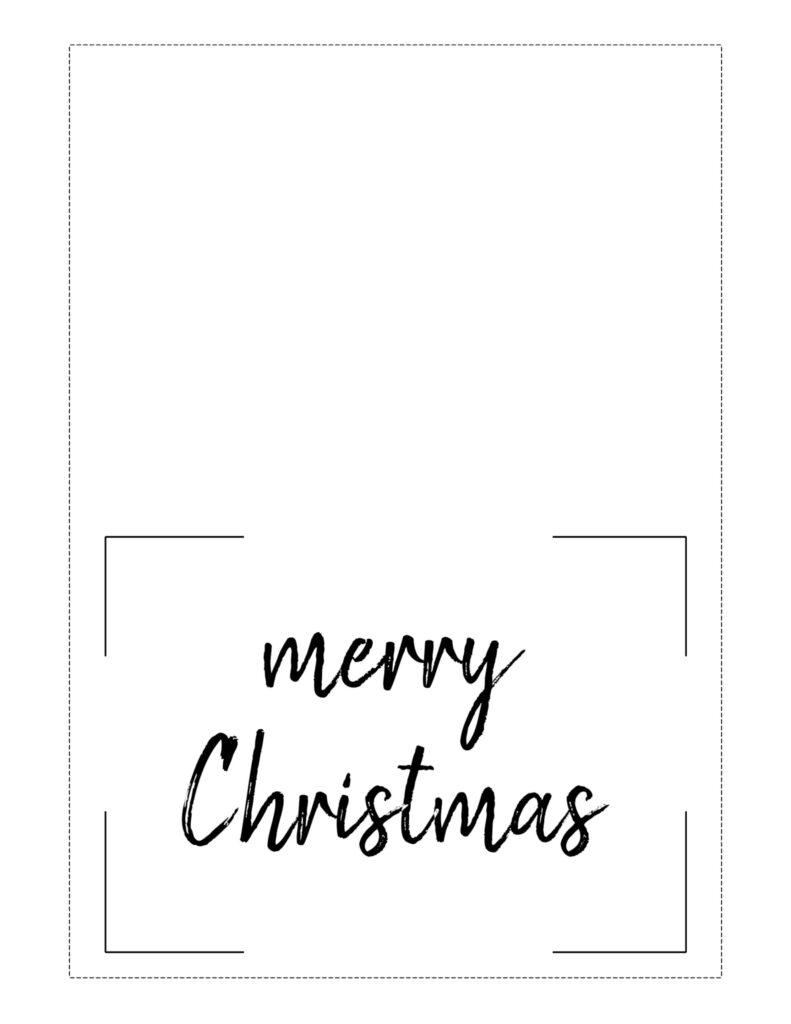 Free Printable Christmas Cards Basic Paper Trail Design