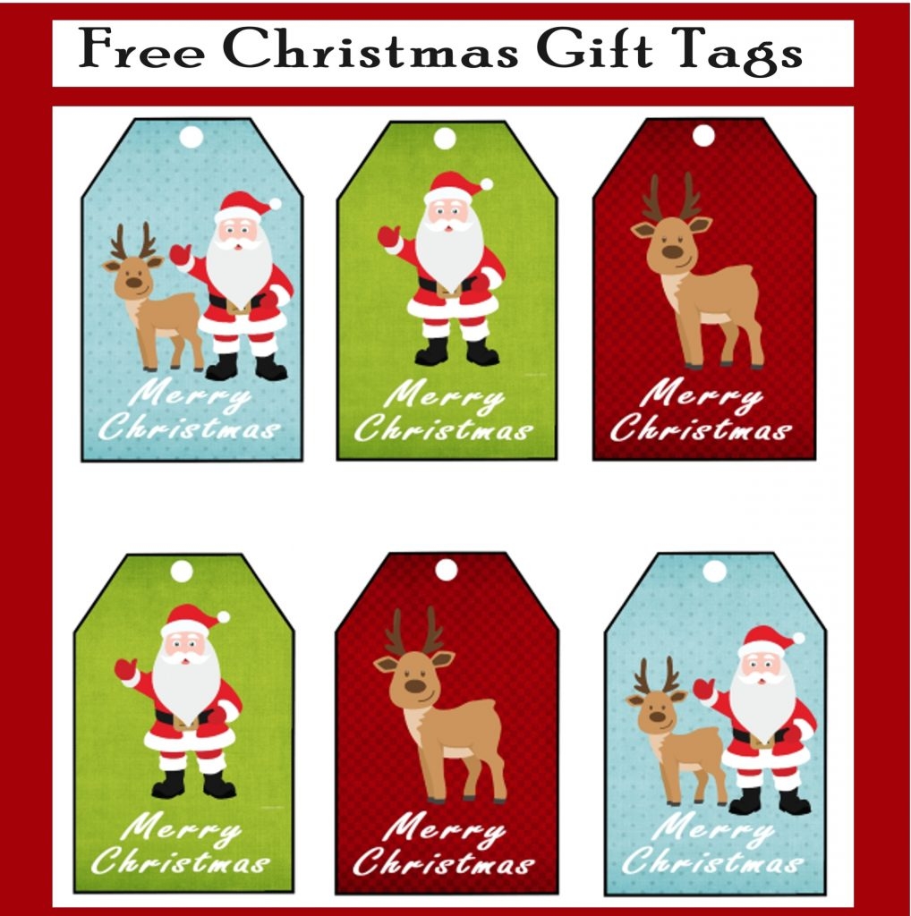Cute Free Printable Christmas Gift Tags