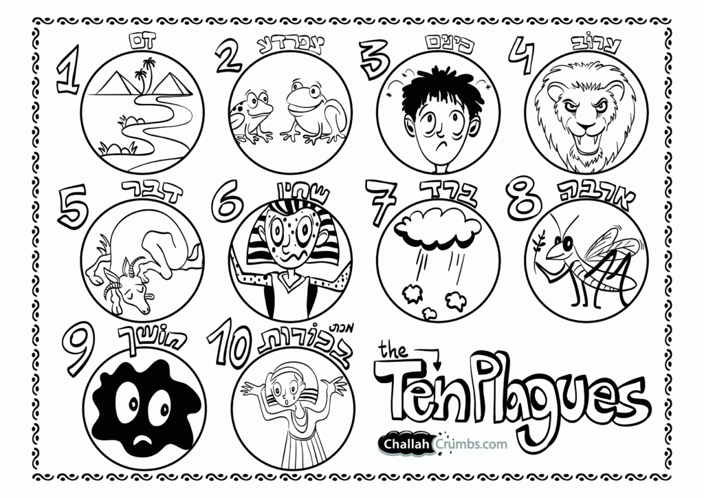 Free Printable Coloring Pages Ten Plagues Coloring Home