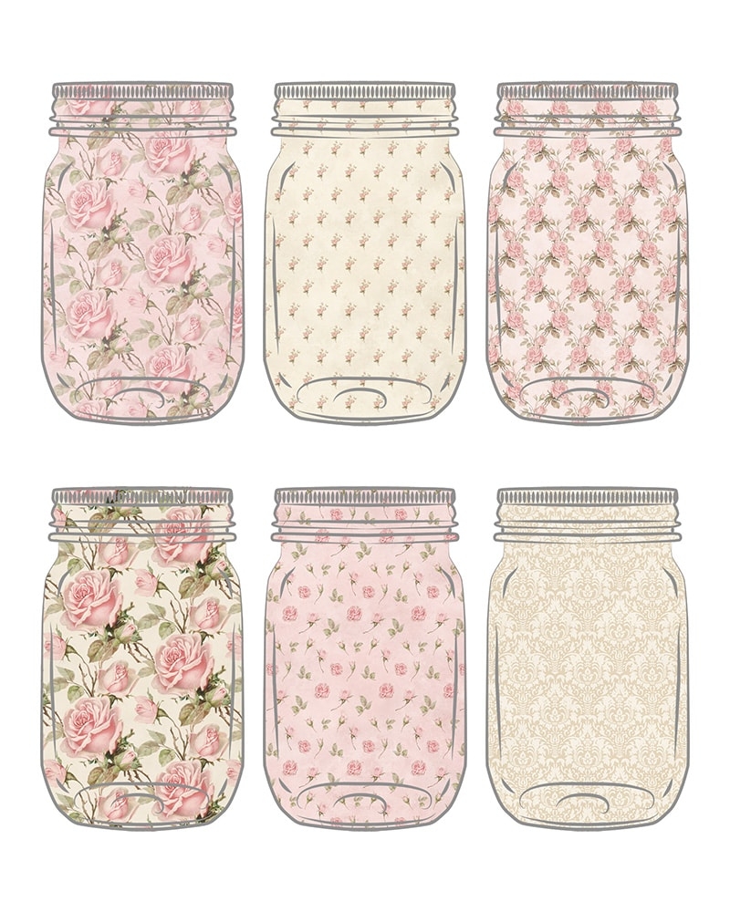 Free Printable Cottage Style Mason Jar Tags The Cottage Market