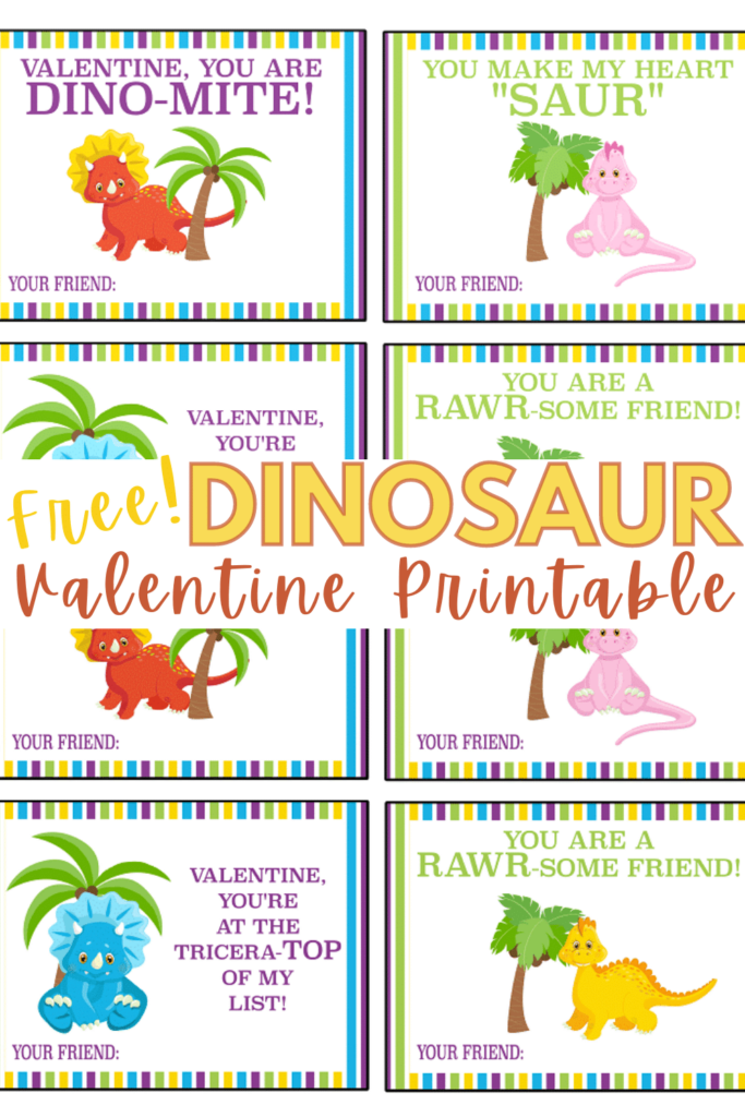 Free Printable Dinosaur Valentine Cards Wondermom Wannabe