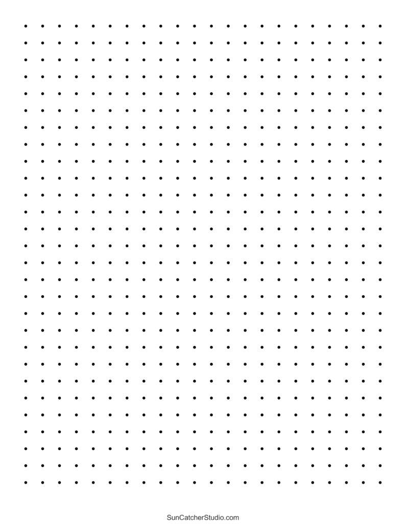 Free Printable Dot Paper Dotted Grid Sheets PDF PNG DIY Projects Patterns Monograms Designs Templates