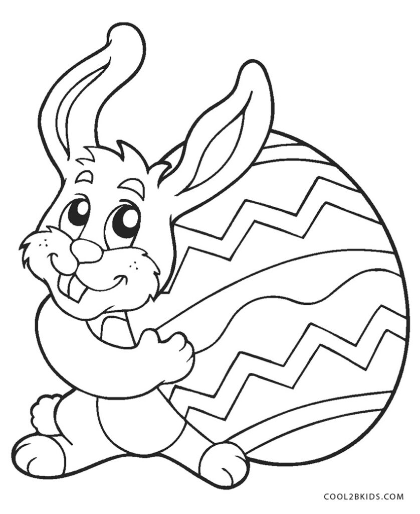 Free Printable Easter Bunny Coloring Pages For Kids Rabbit Color Tures Book Ture Print Eggs And Pictures Oguchionyewu Coloring Home