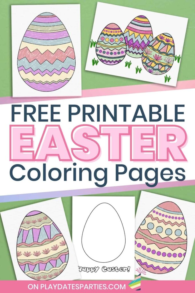 Free Printable Easter Egg Coloring Pages
