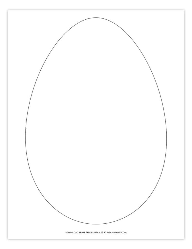 Free Easter Egg Printable