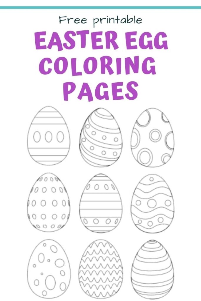 Free Printable Easter Egg Templates Easter Egg Coloring Pages Easter Printables Free Easter Egg Coloring Pages Easter Egg Printable