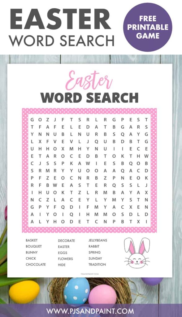 Free Printable Easter Maze Easter Games And Activities Pjs And Paint