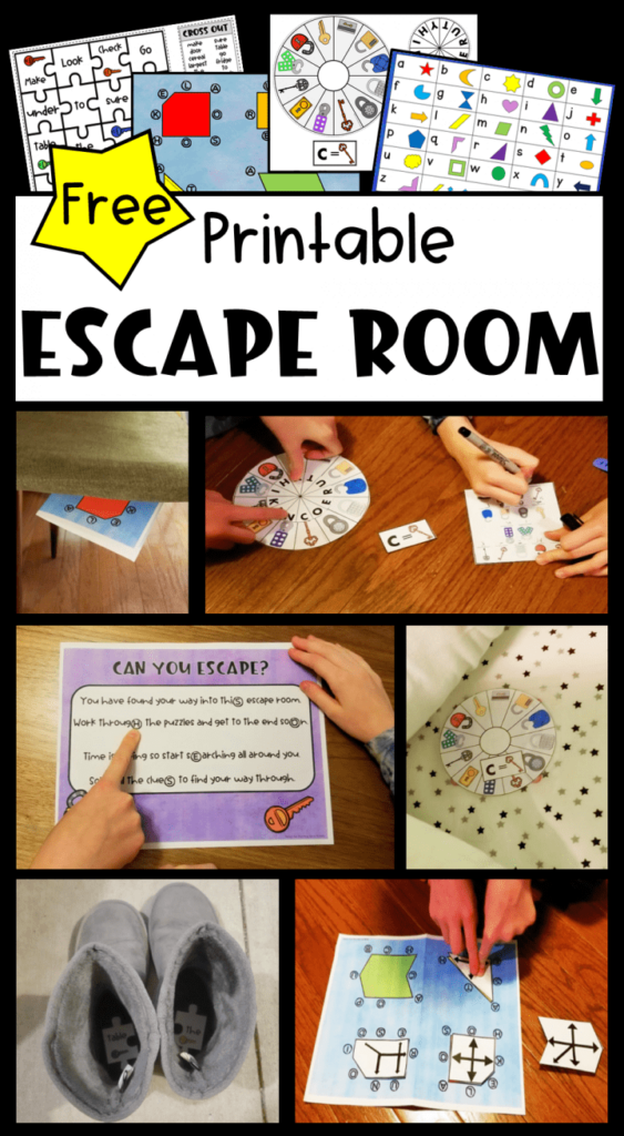 Free Printable Escape Room For Kids
